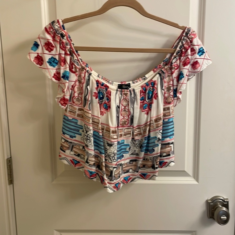 Off the Shoulder Crop Top